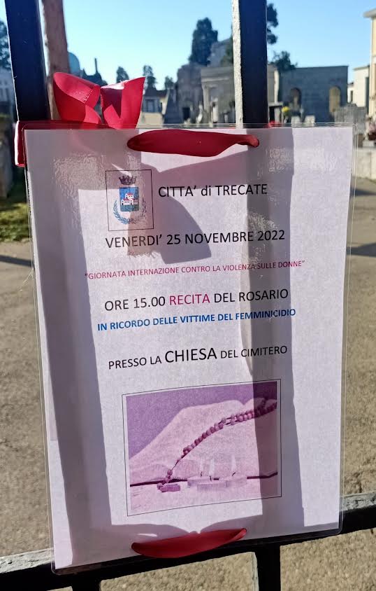 foto rosario cimitero 25 novembre