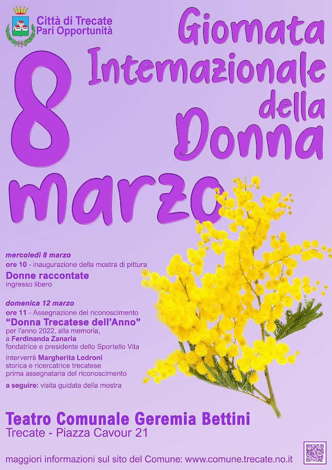 8 marzo locandina Comune