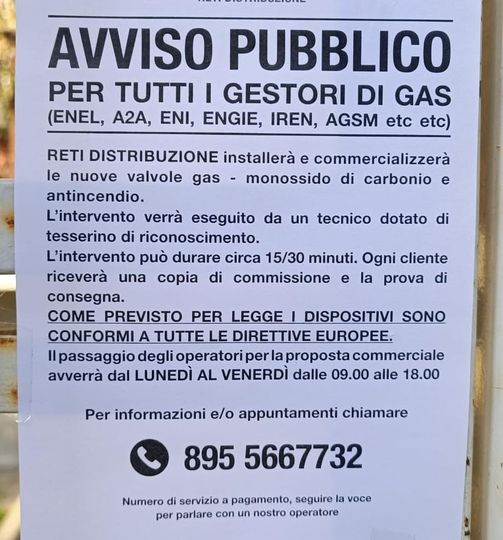 avviso farlocco