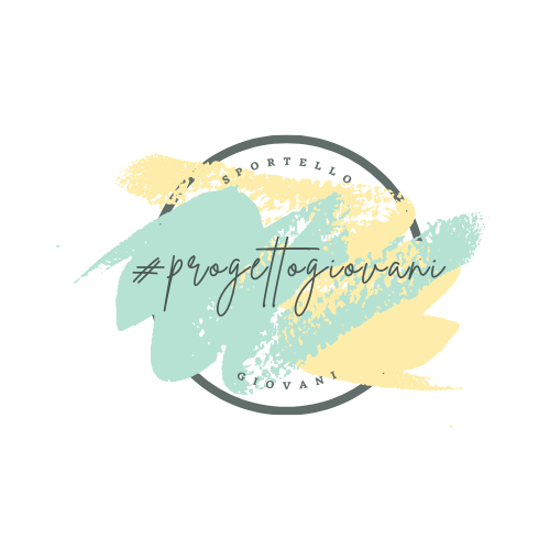 Yellow and Grey Pastel Grunge Designer Brand Logo